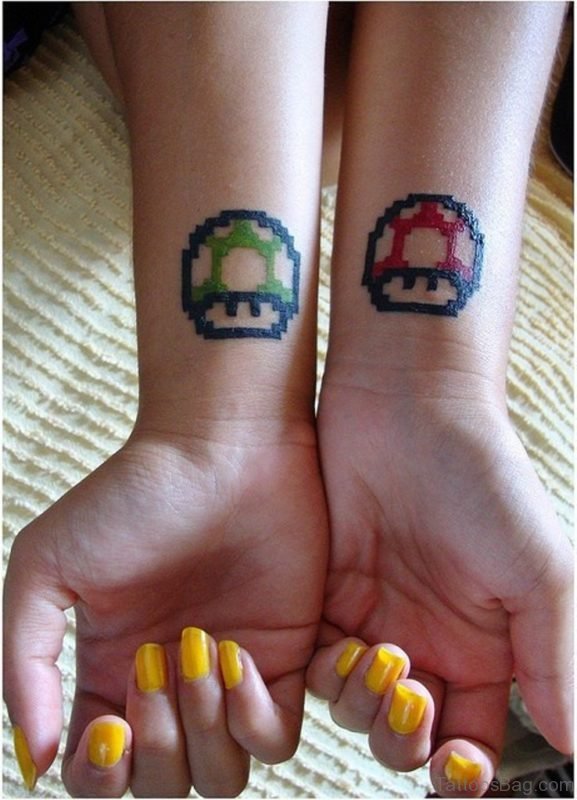 Stunning 1 Up Wrist Tattoo