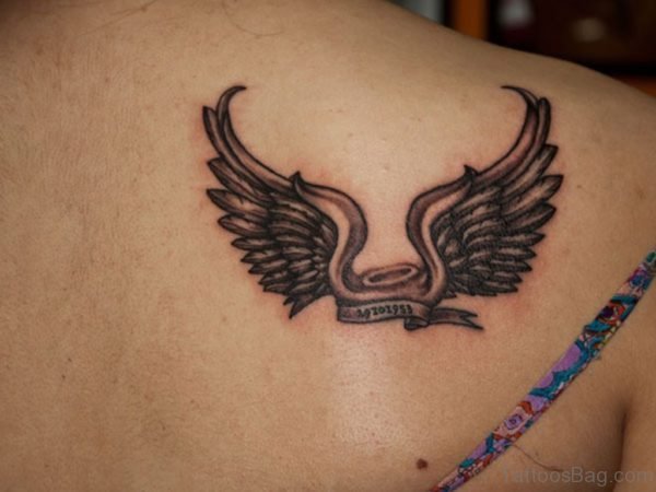 Stunning Memorial Angel Tattoo