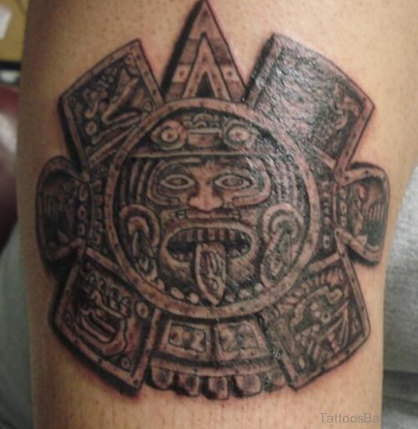 Stylish Aztec Tattoo