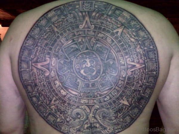 Aztec Tattoo On Back