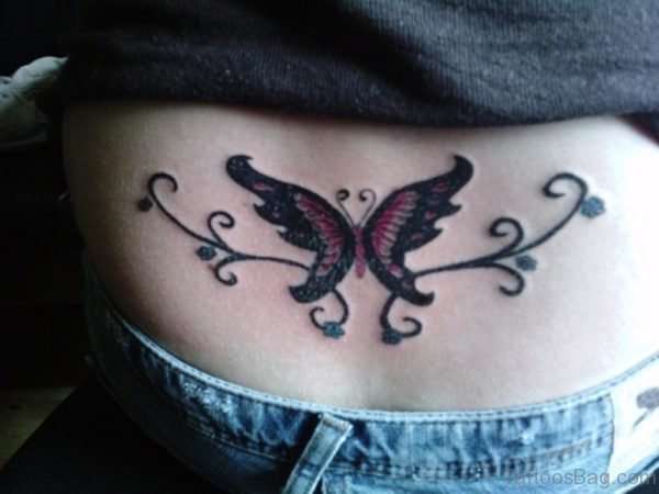 Stylish Butterfly Tattoo