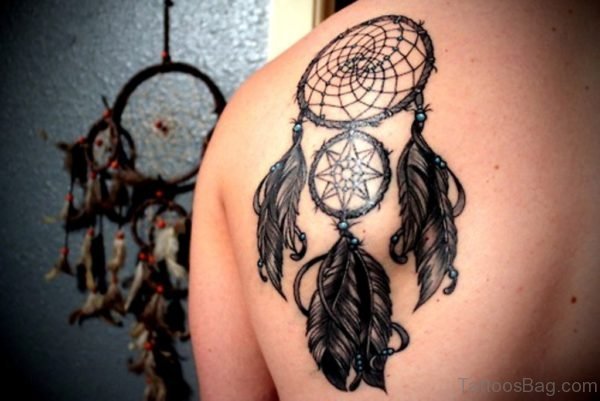 Stylish Dreamcatcher Tattoo