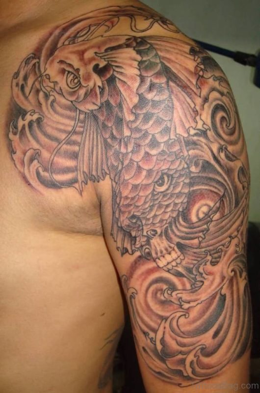 Stylish Fish Tattoo