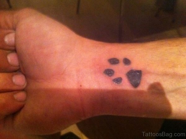 Stylish Paw Tattoo8