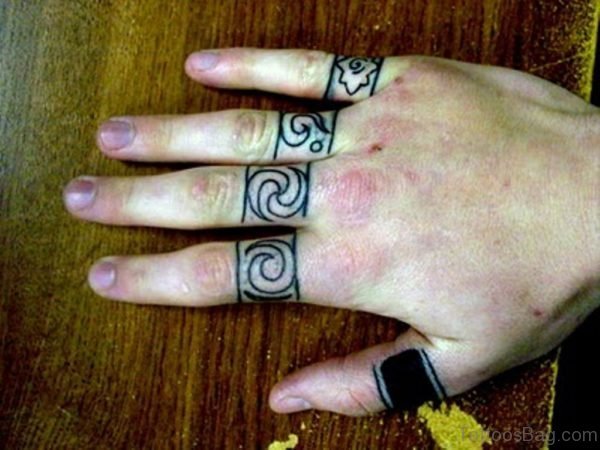 Stylish Ring Tattoo