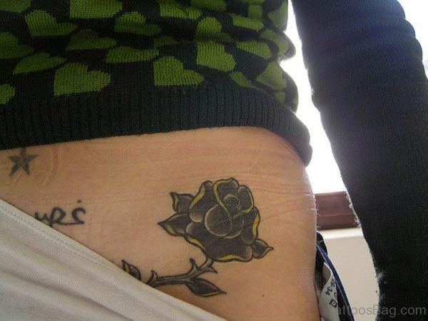 Stylish Rose Tattoo