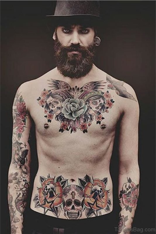 Stylish Rose Tattoo