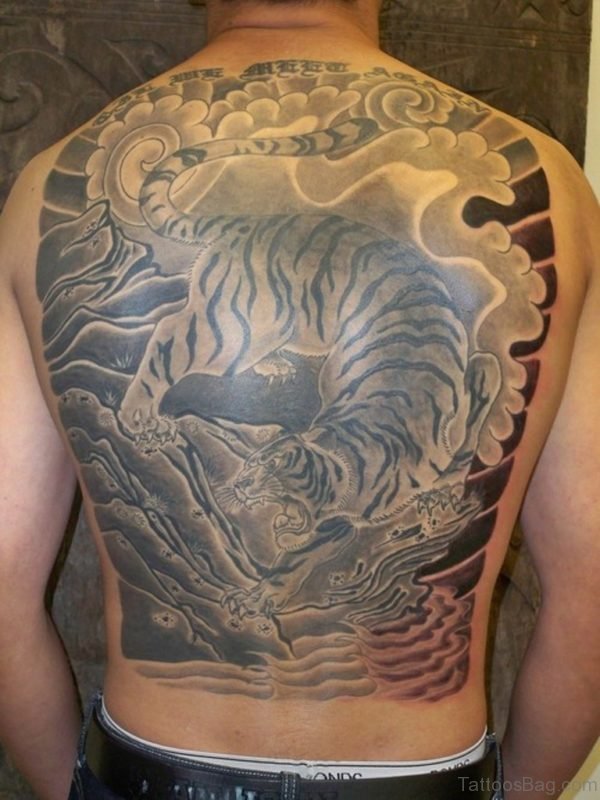 Stylish Tiger Tattoo