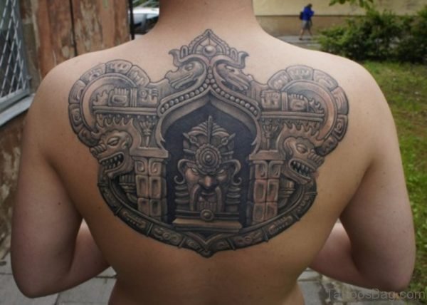 Stylish Aztec Tattoo Design