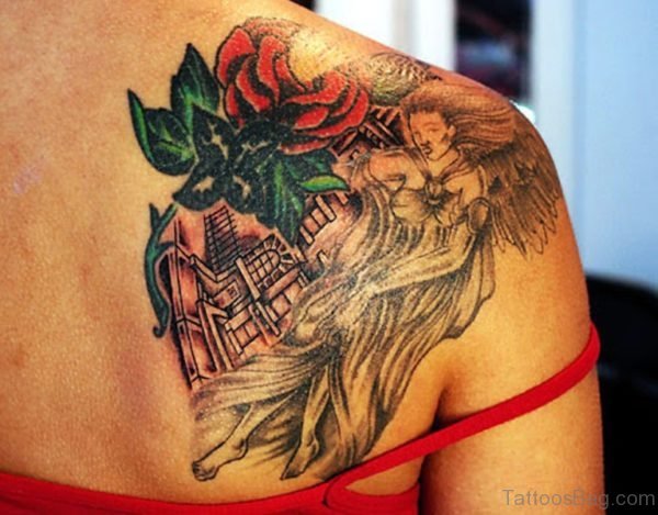 Sweet Angel Tattoo Design
