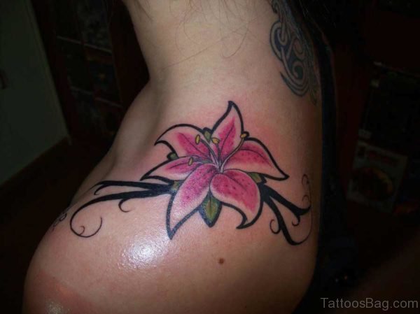 Sweet Lily Tattoo O Front Shoulder