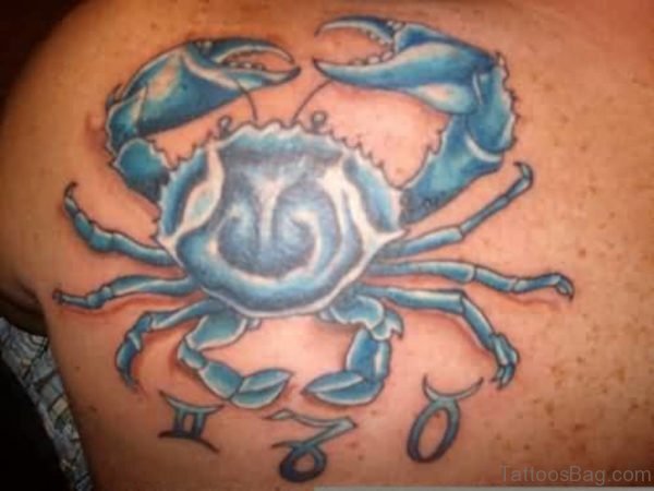 Terrific Blue Crab Tattoo