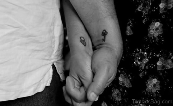 Tiny Key Tattoo