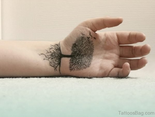Tree Falls Tattoo