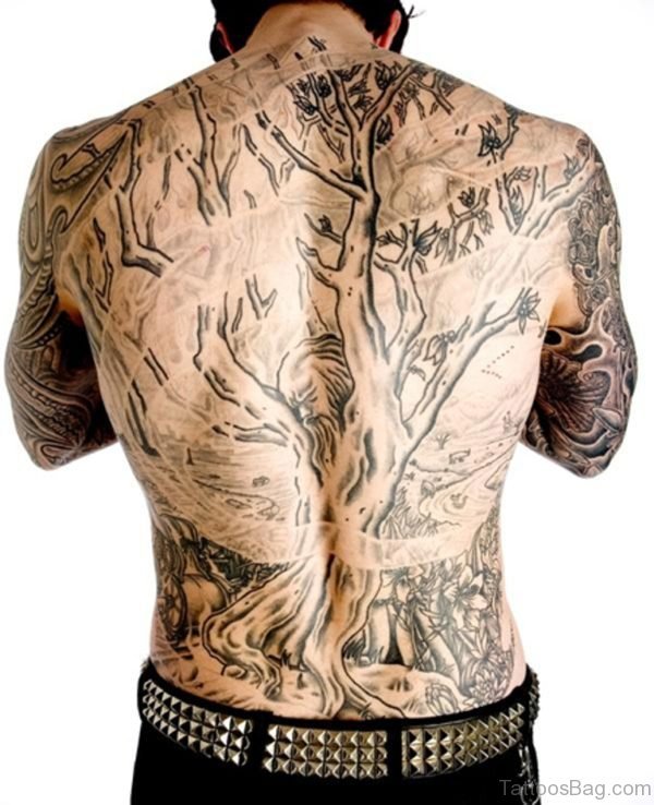 Tree Tattoo On Back