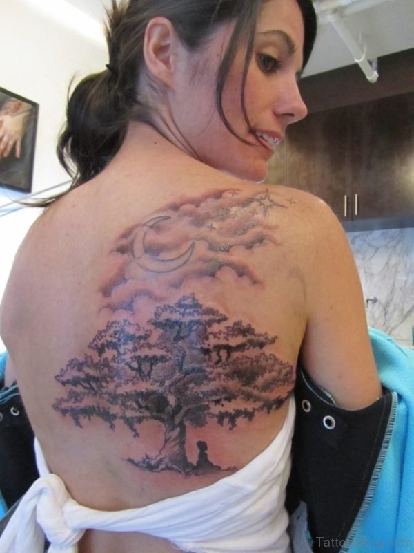Tree Tattoo On Back