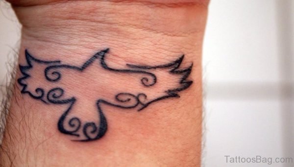 Tribal Bird Tattoo