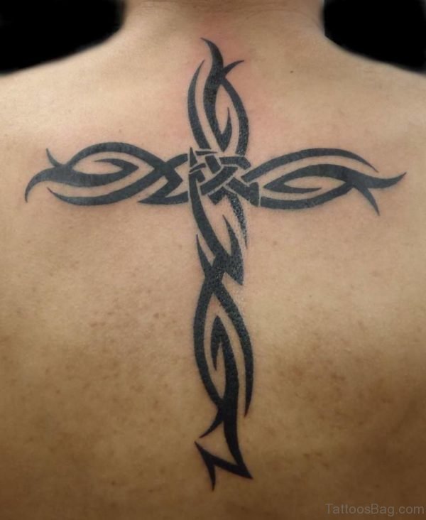 Tribal Cross Tattoo Design