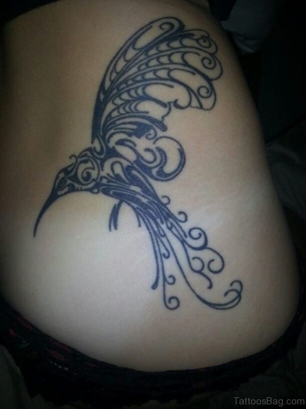Tribal Hummingbird Tattoo