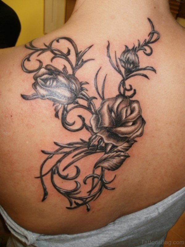 Tribal Rose Tattoo