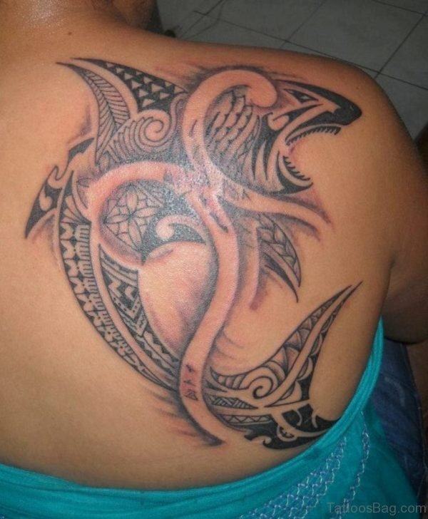 Tribal Shark Tattoo