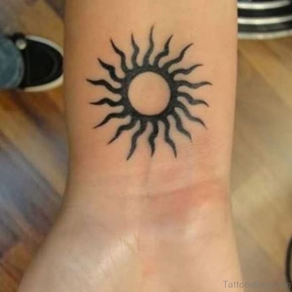Tribal Sun Tattoo