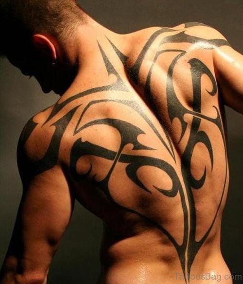 Tribal Tattoo On Back