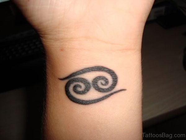 Tribal Tattoo On Wrist