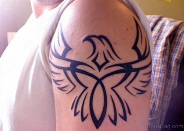 Tribal Viking Bird Tattoo