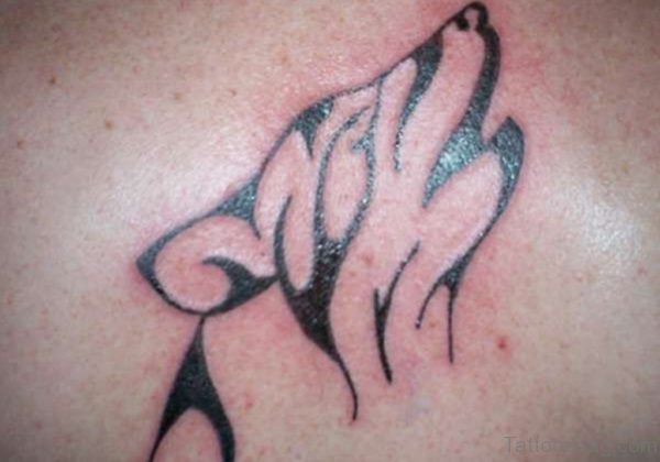 Tribal Wolf Tattoo