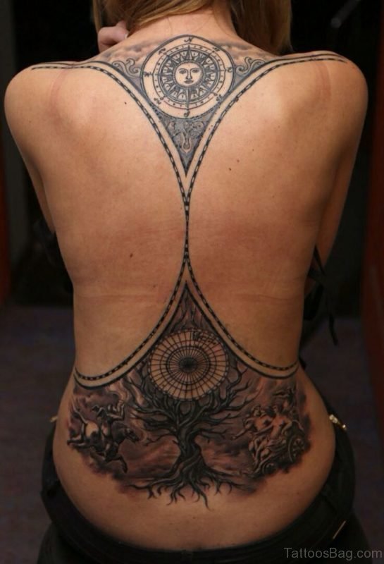 Unfinished World Map Tattoo