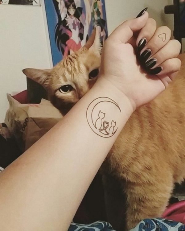Unique Cat Tattoo