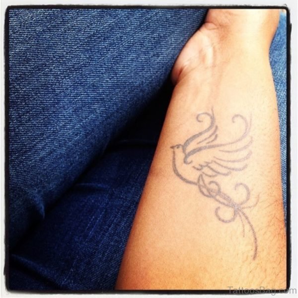 Unique Dove Tattoo