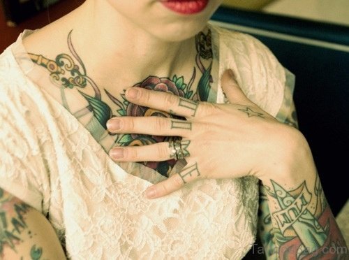 Unique Finger Tattoo