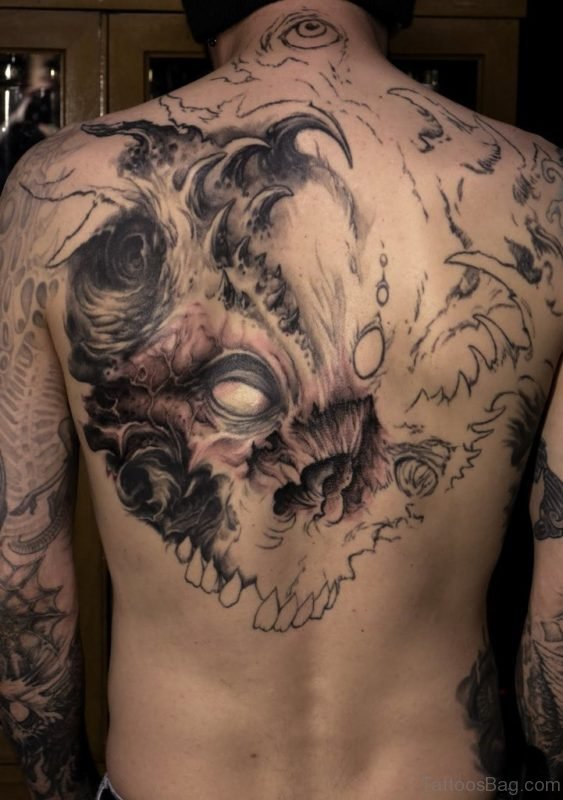 Unique Skull Tattoo