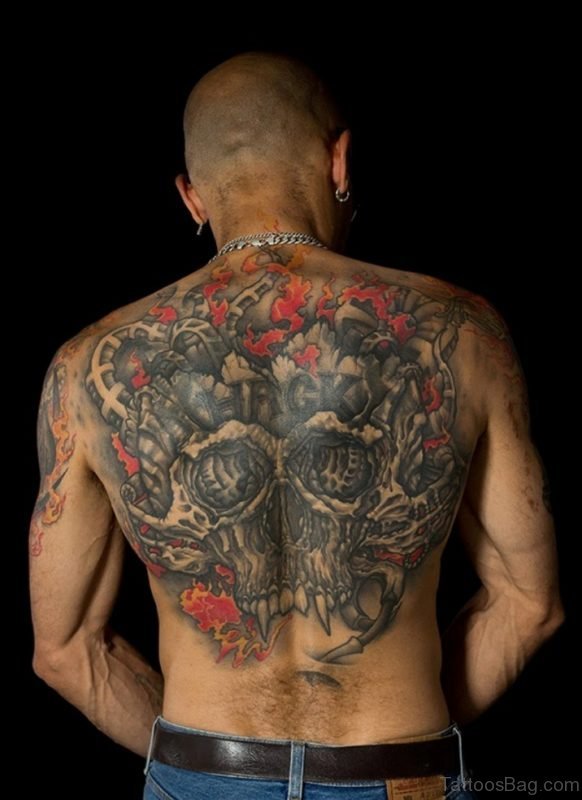 Unique Skull Tattoo