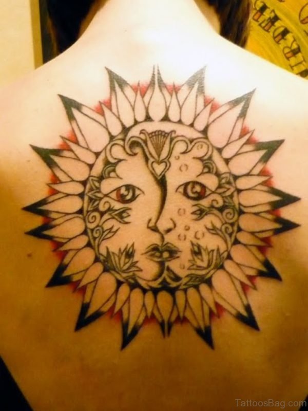 Unique Moon Tattoo