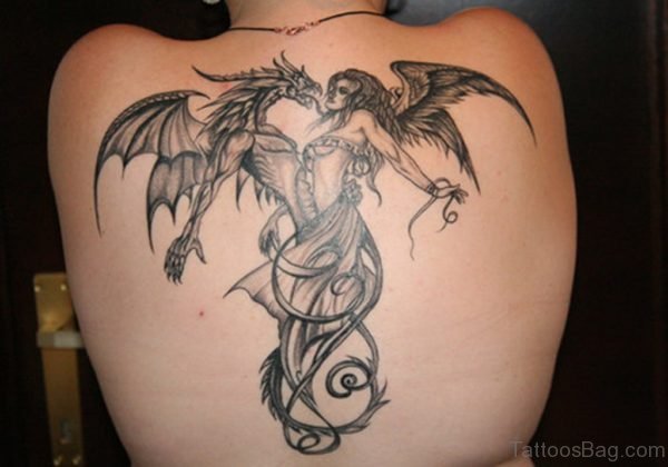 Viking And Angel Tattoo