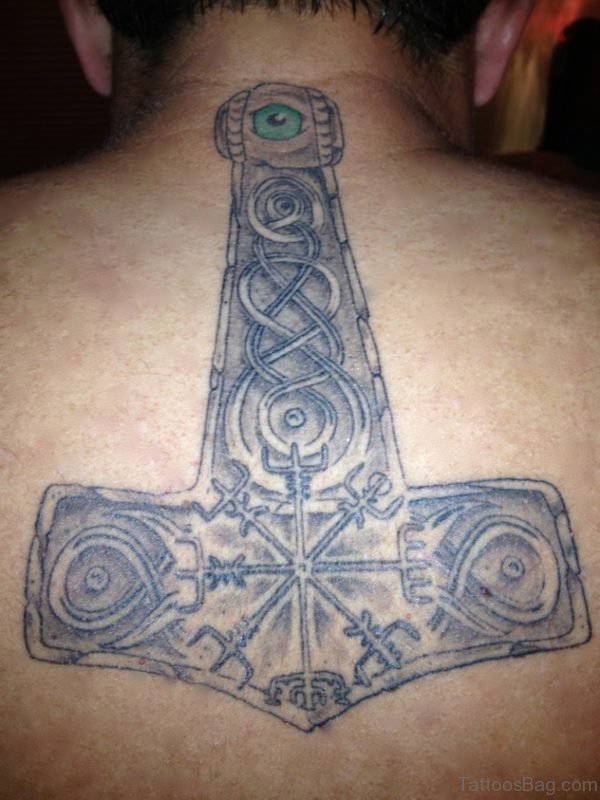 Viking Tattoo Design On Back