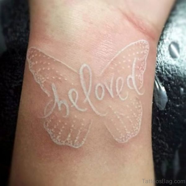 White Butterfly Tattoo