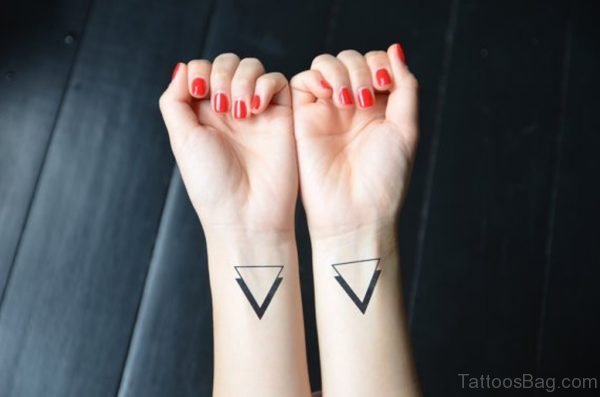White Colored Tattoo On Wrist