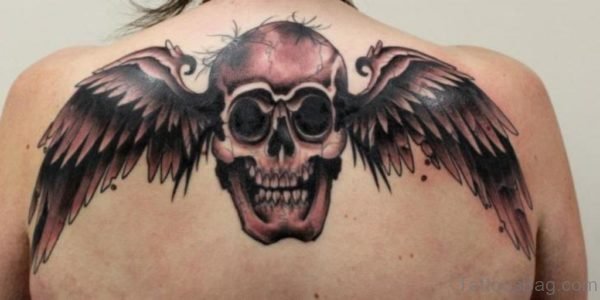 Winged Skull Tattoo