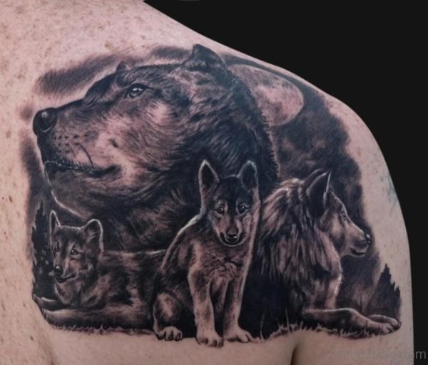 Wolf Family Tattoo