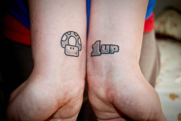 Wonderful 1 Up Wrist Tattoo