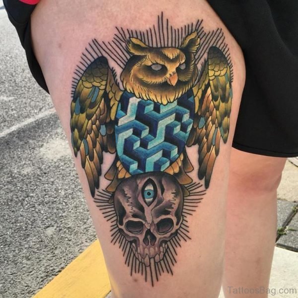 Wonderful Owl Tattoo