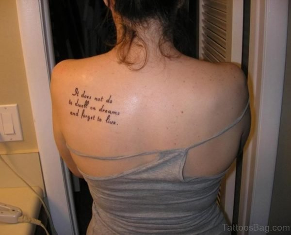 Wonderful Quotes Tattoo