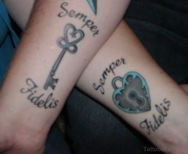Word And key Tattoo