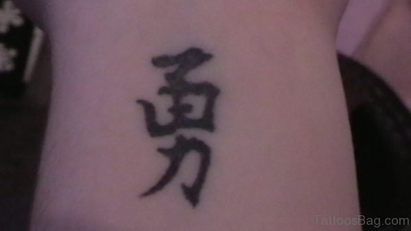 Word Tattoo On Wrist