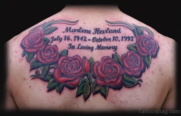 Wording And Rose Tattoo