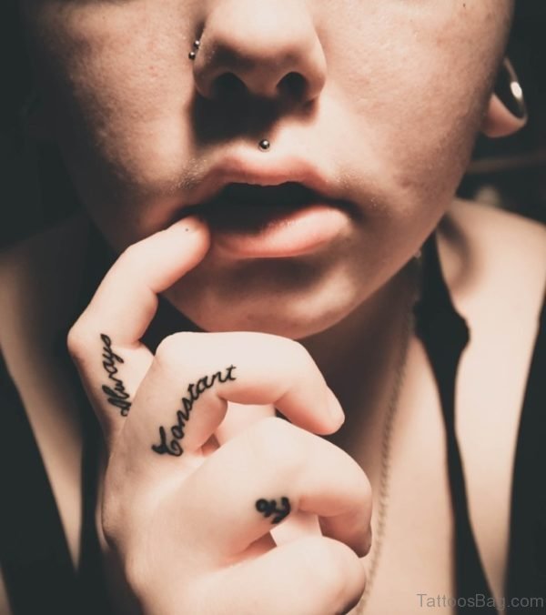 Wording Tattoo